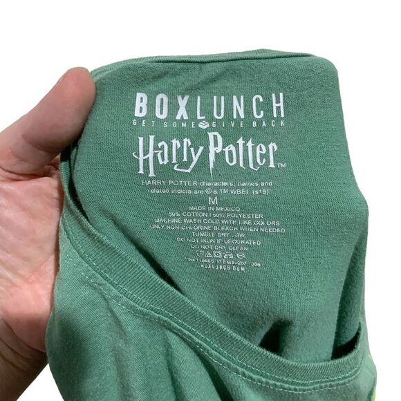 Harry Potter Mandrake Green Pocket Tee Short Sleeve Box Lunch Women’s M - Picture 7 of 7